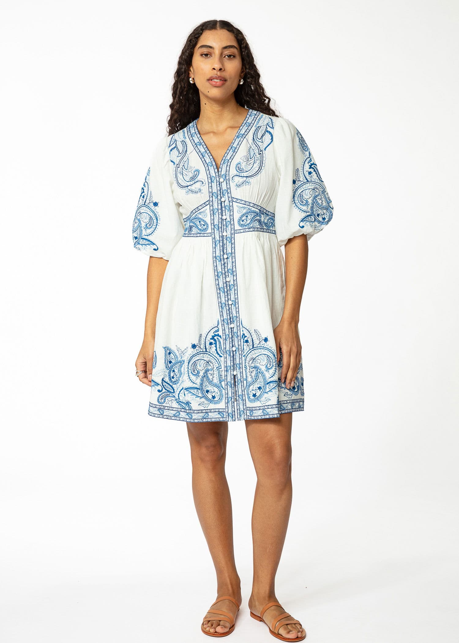 RIANNA DRESS 241 -  BLUE
