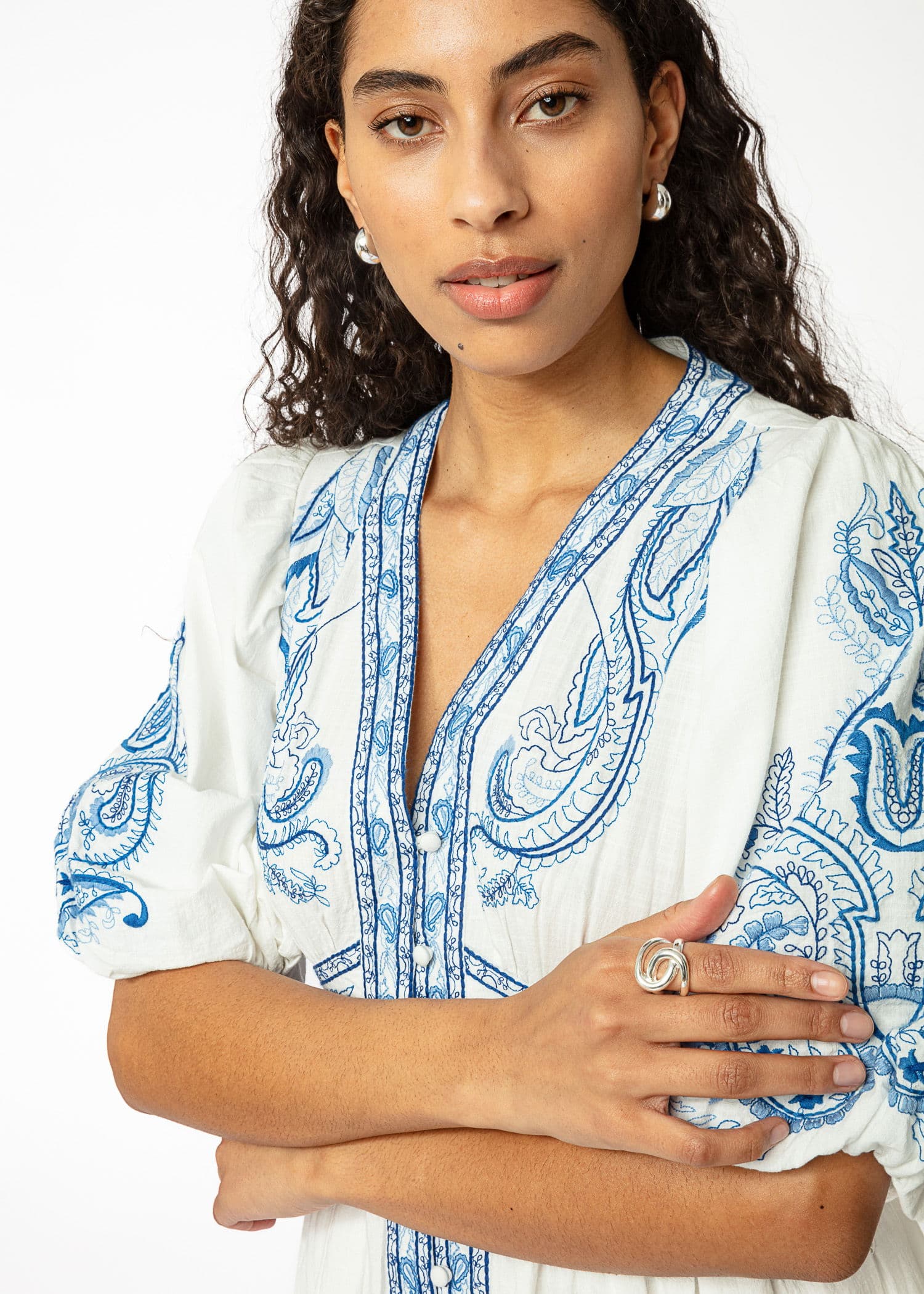 RIANNA DRESS 241 -  BLUE