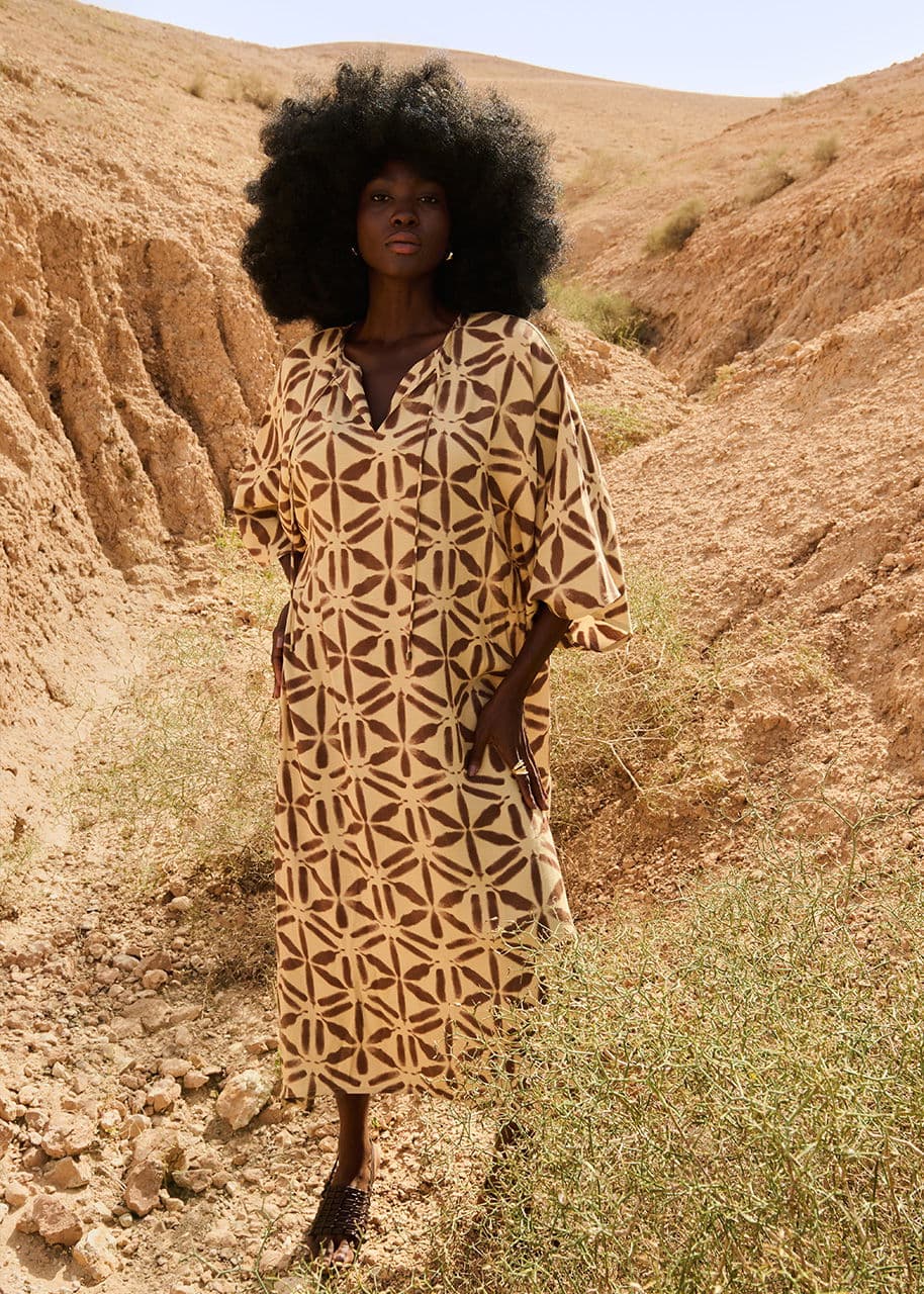 MERYEM KAFTAN - BROWN