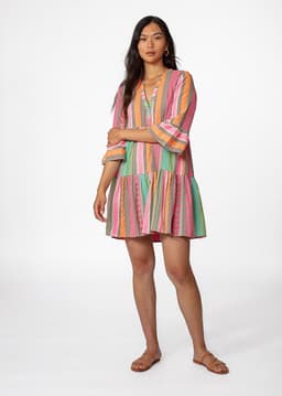 YOLANA TUNIC 241 - MULTI PINK