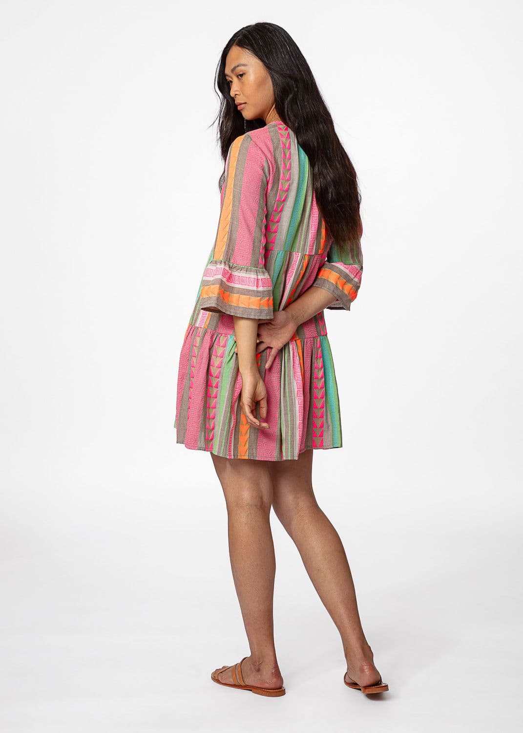YOLANA TUNIC 241 - MULTI PINK
