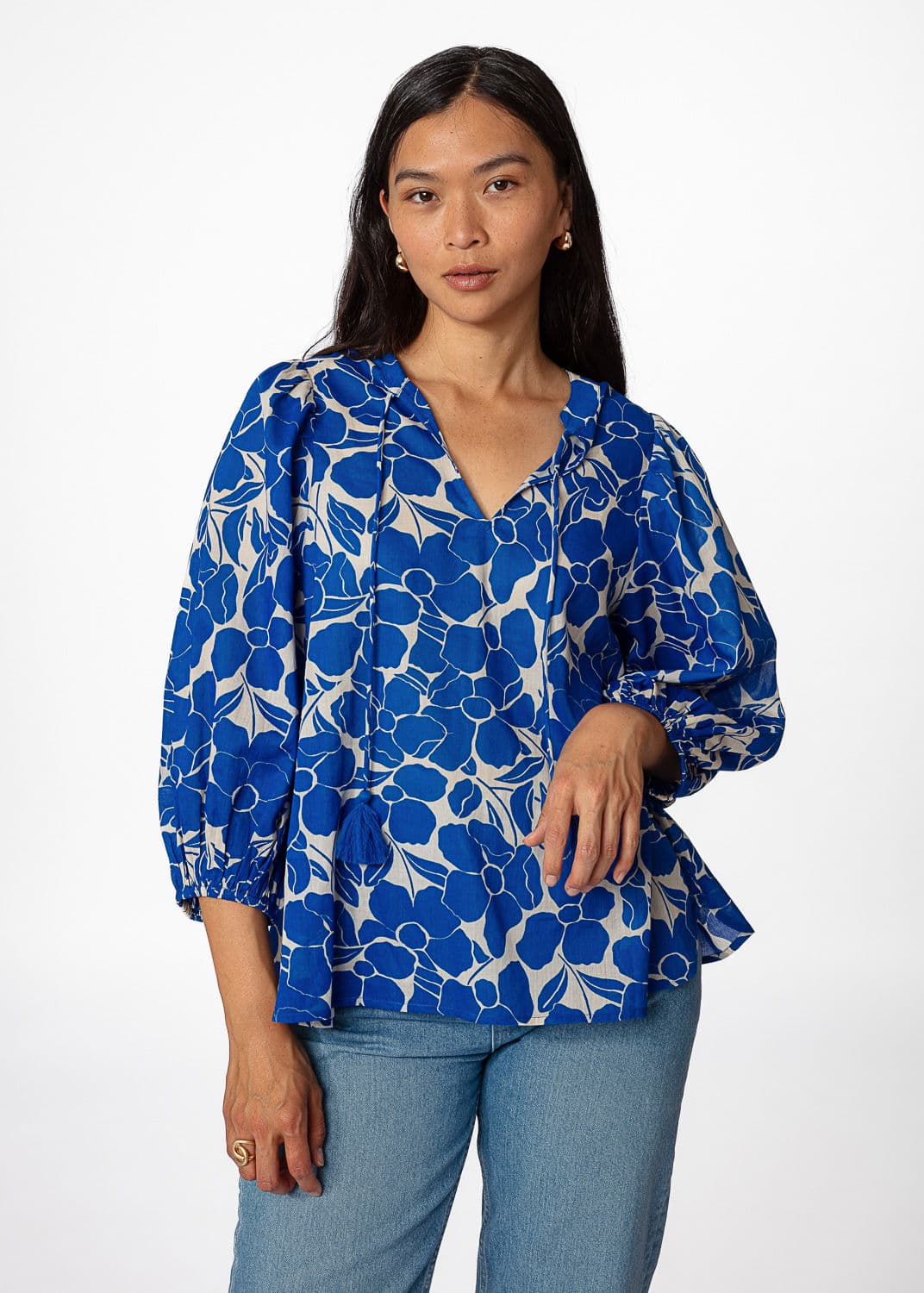 HANA BLOUSE 241 - BLUE