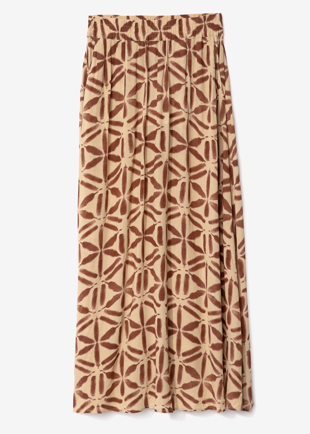 SIBEL MAXI SKIRT - BROWN