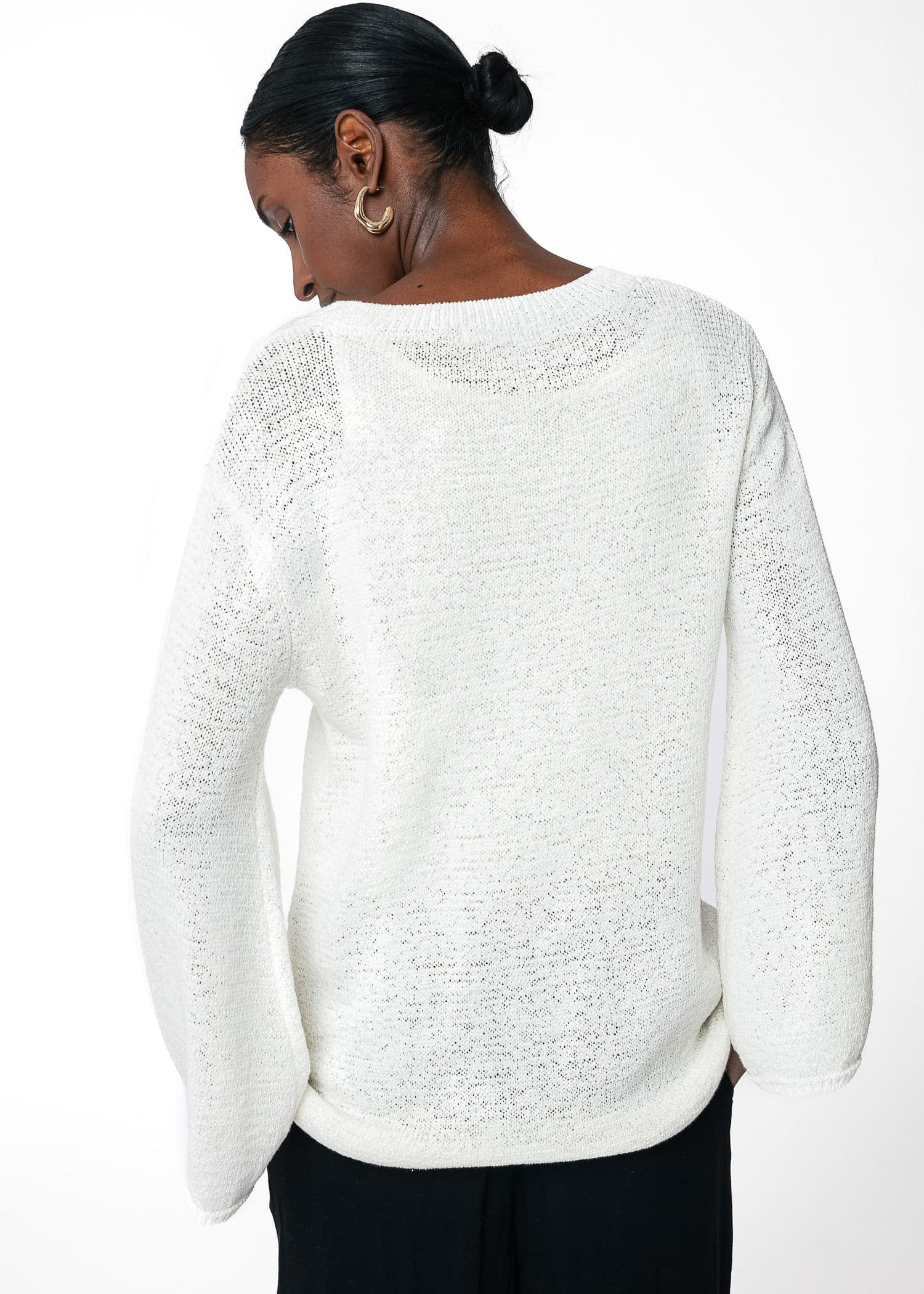CELIA SWEATER - WHITE