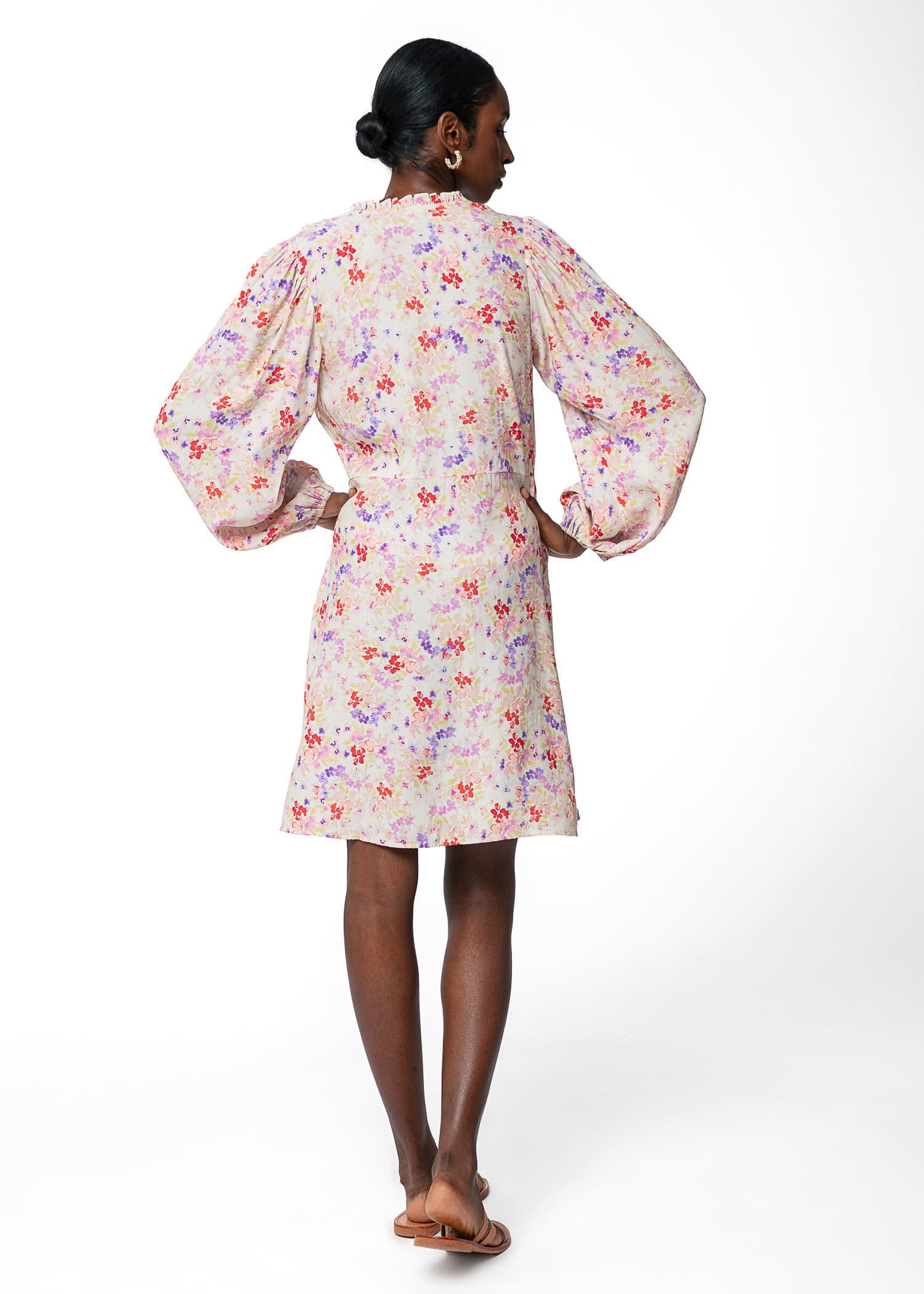 SARA SHORT DRESS - PINK