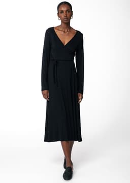 ANIK LS DRESS - Black