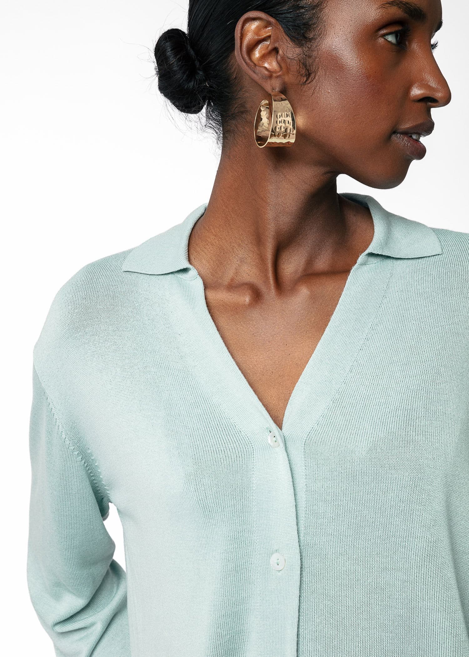 ALVA CARDIGAN - Blue 