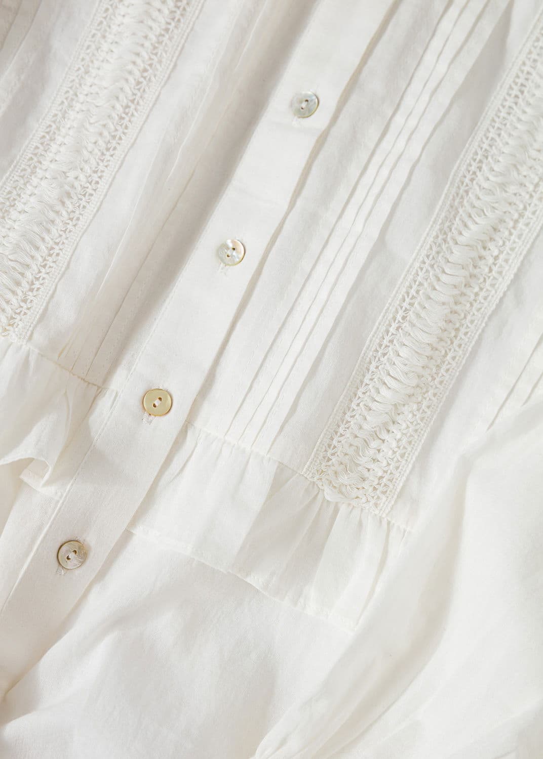 ROSA MAE BLOUSE - WHITE