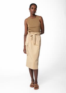 BESSIE SKIRT - BEIGE