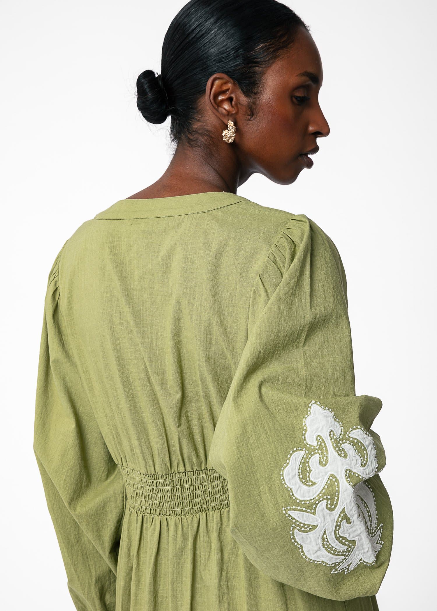 GRETA DRESS  - GREEN