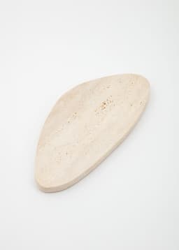 VANDA MARBLE TRAY - BEIGE