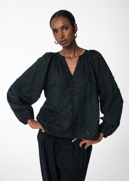 LIMA BLOUSE  - Black
