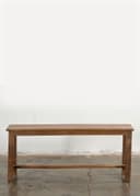 Vintage wood bench 135 - BROWN