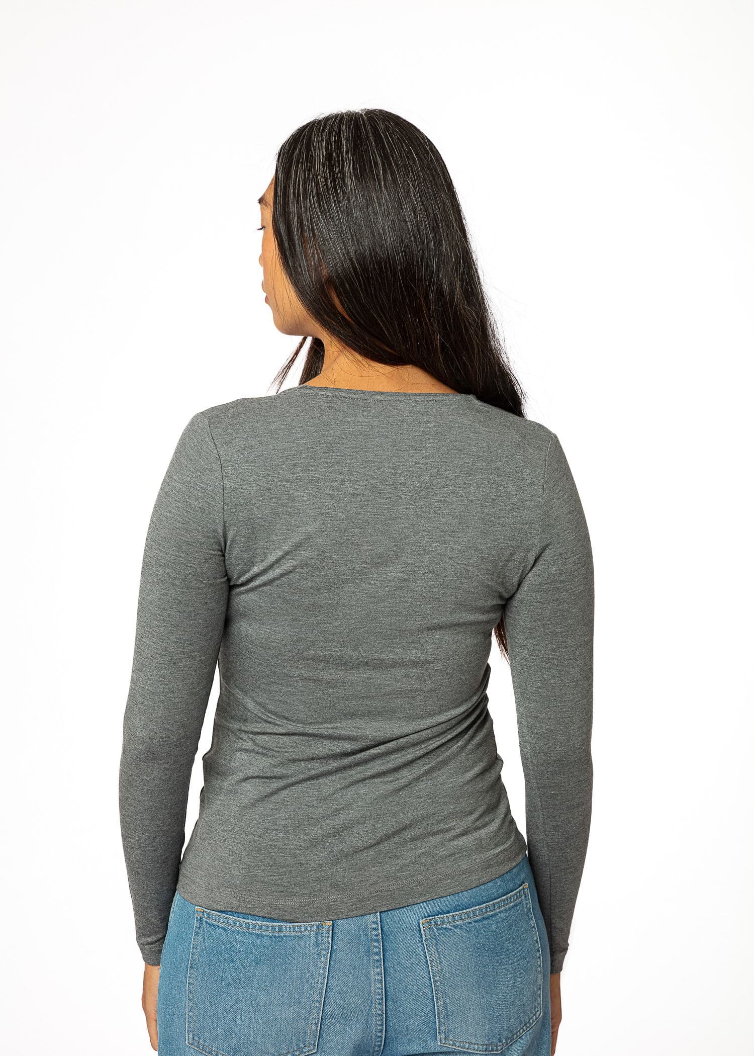 SARA TOP - GREYMELANGE
