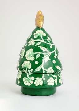 Kashmir Deco Tree box - GREEN