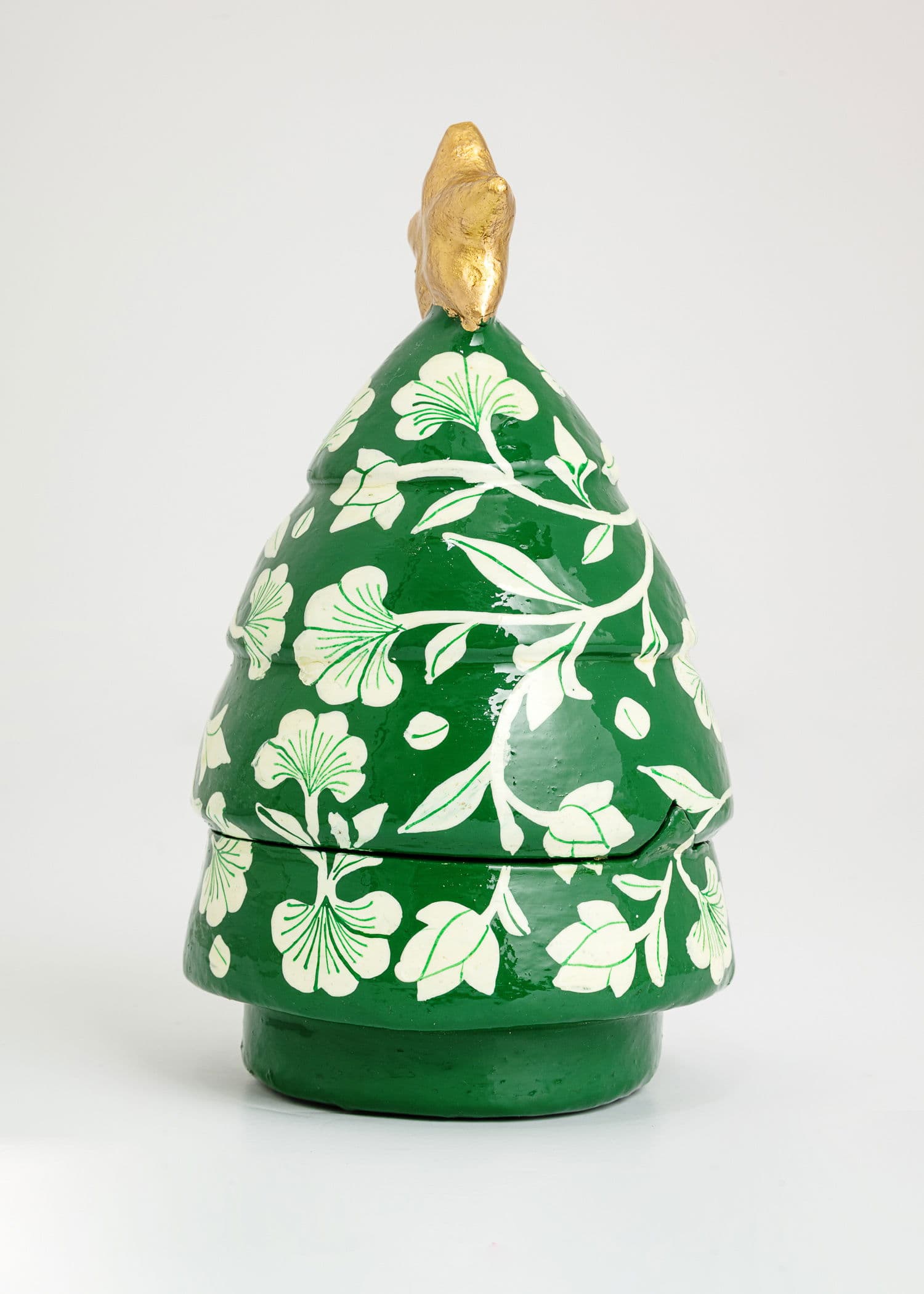 Kashmir Deco Tree box - GREEN