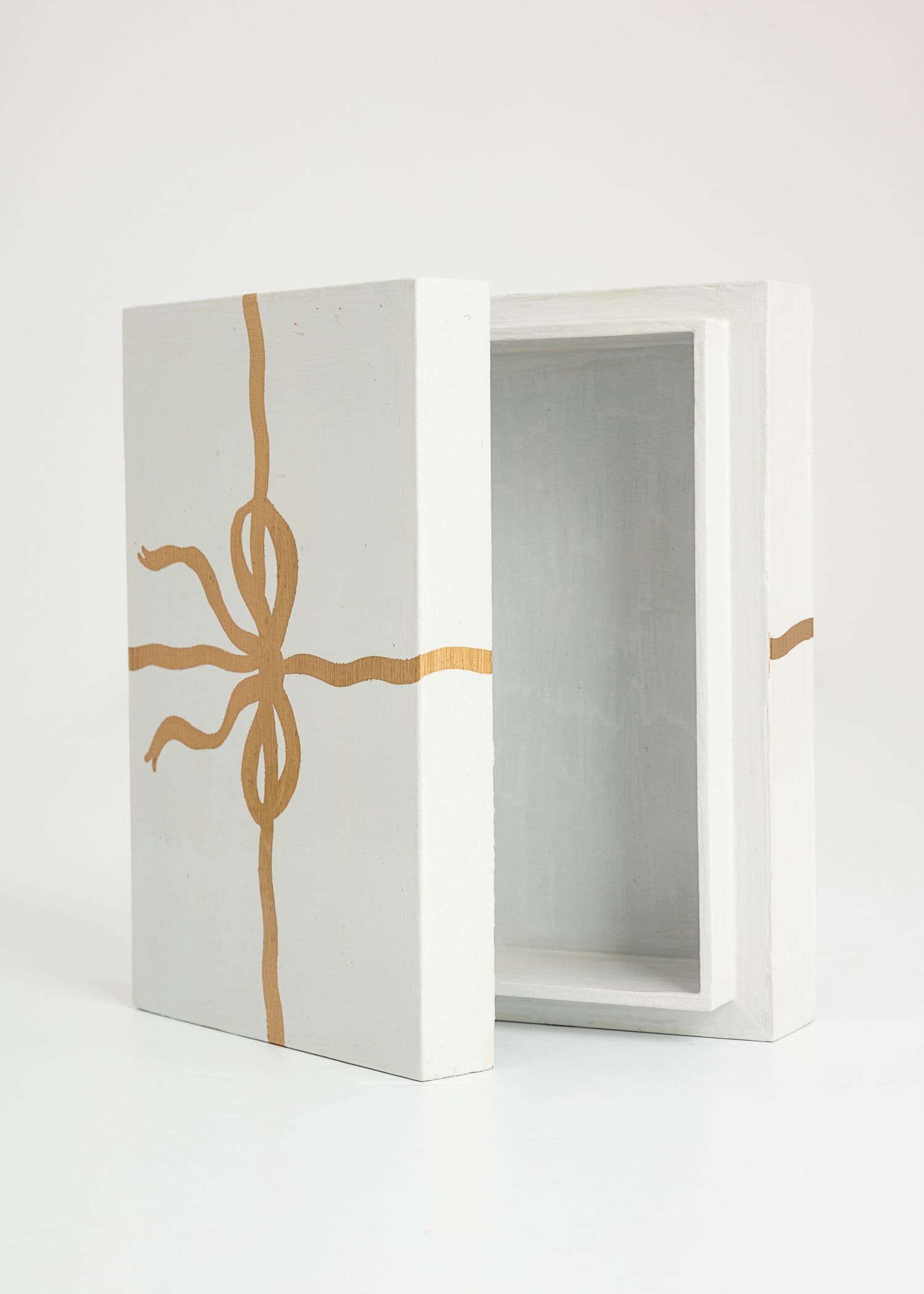 Kashmir box L - WHITERED