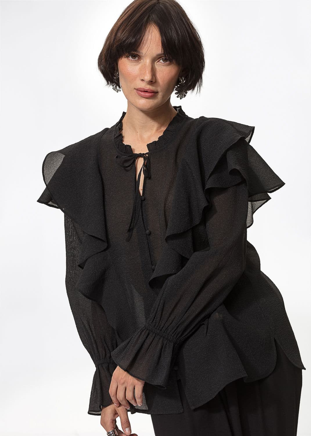 ALIZA BLOUSE - Black
