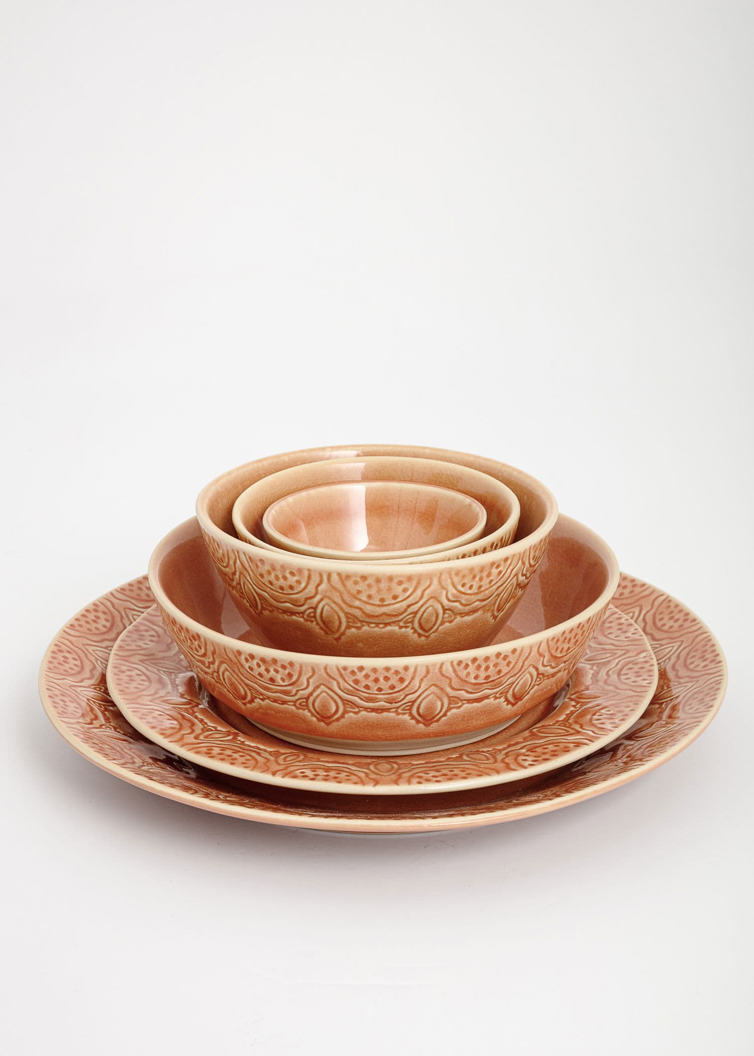 MATHILDA DECO PLATE  - DUSTYPINK