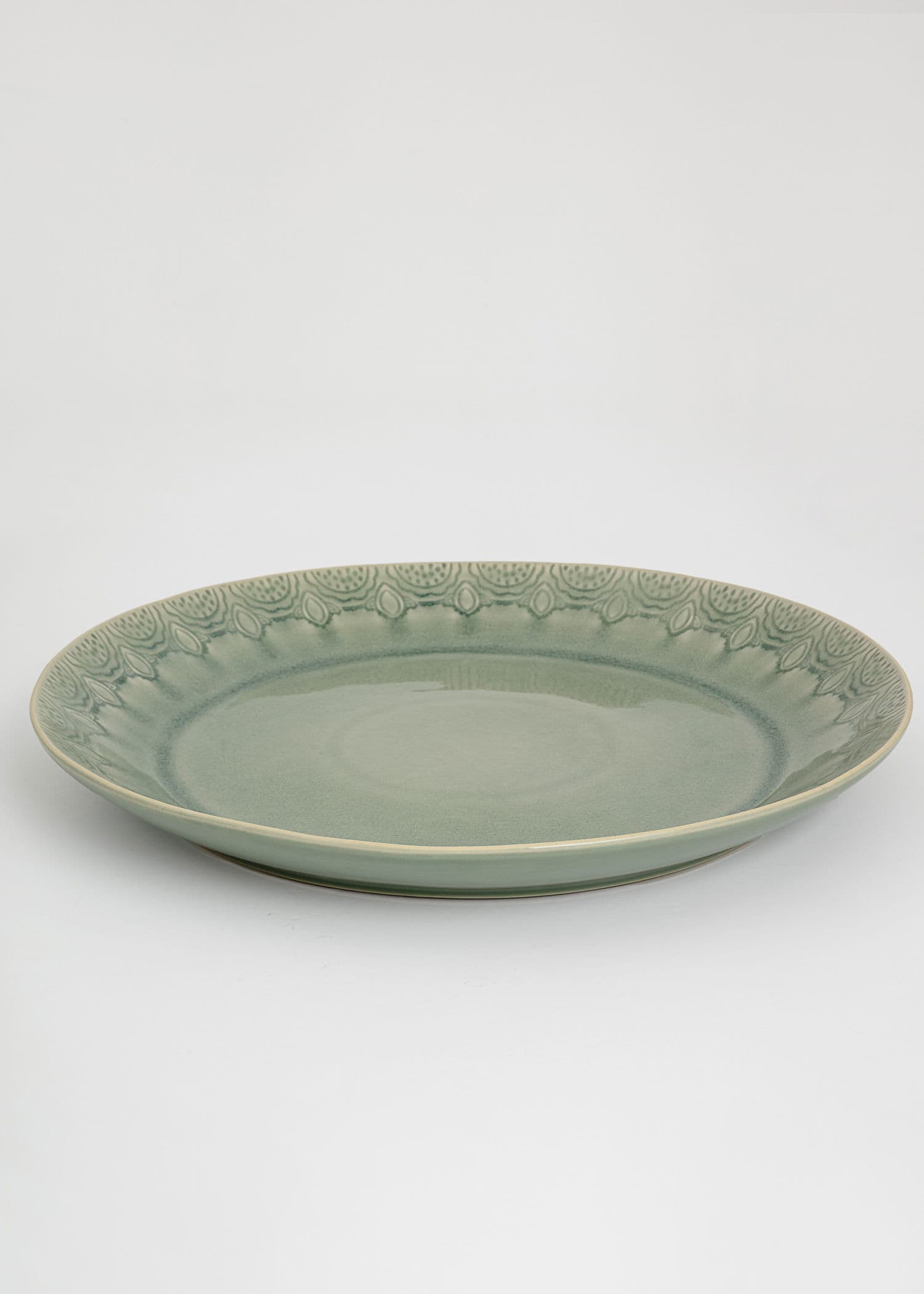 MATHILDA DECO SERVING TRAY - DustyBlue