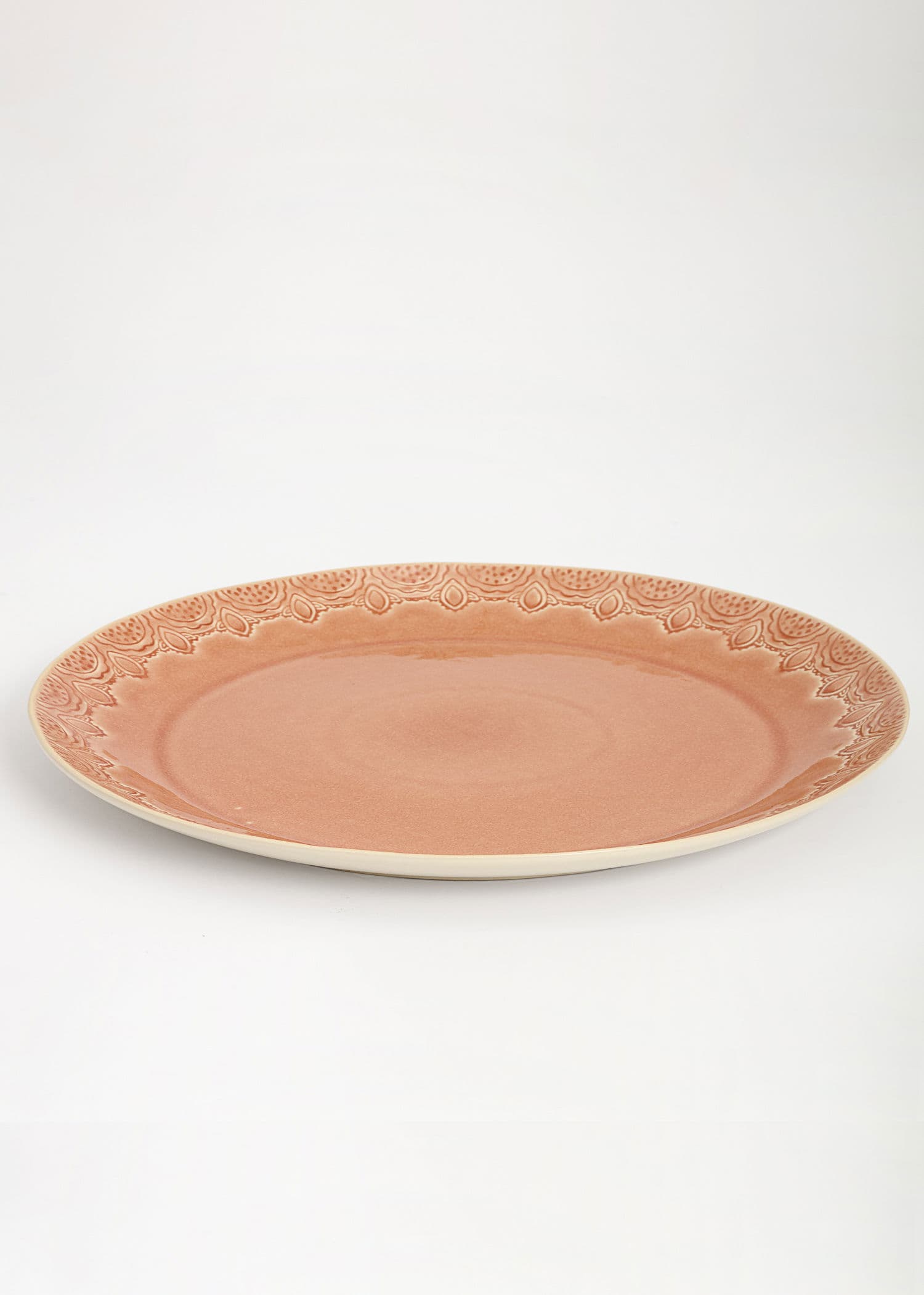 MATHILDA DECO SERVING TRAY - DUSTYPINK