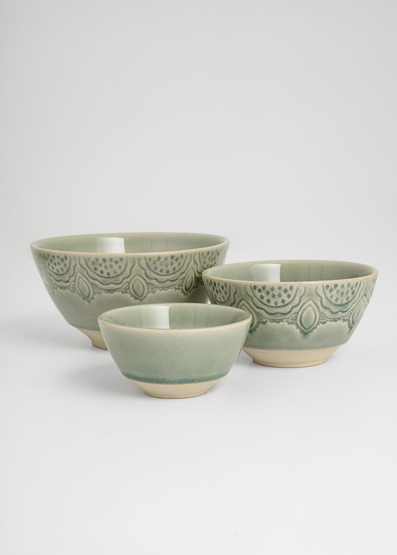 MATHILDA DECO BOWL - DustyBlue