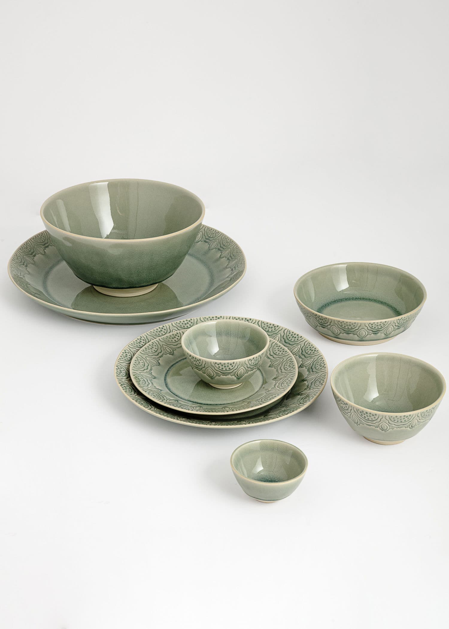 MATHILDA DECO BOWL - DustyBlue