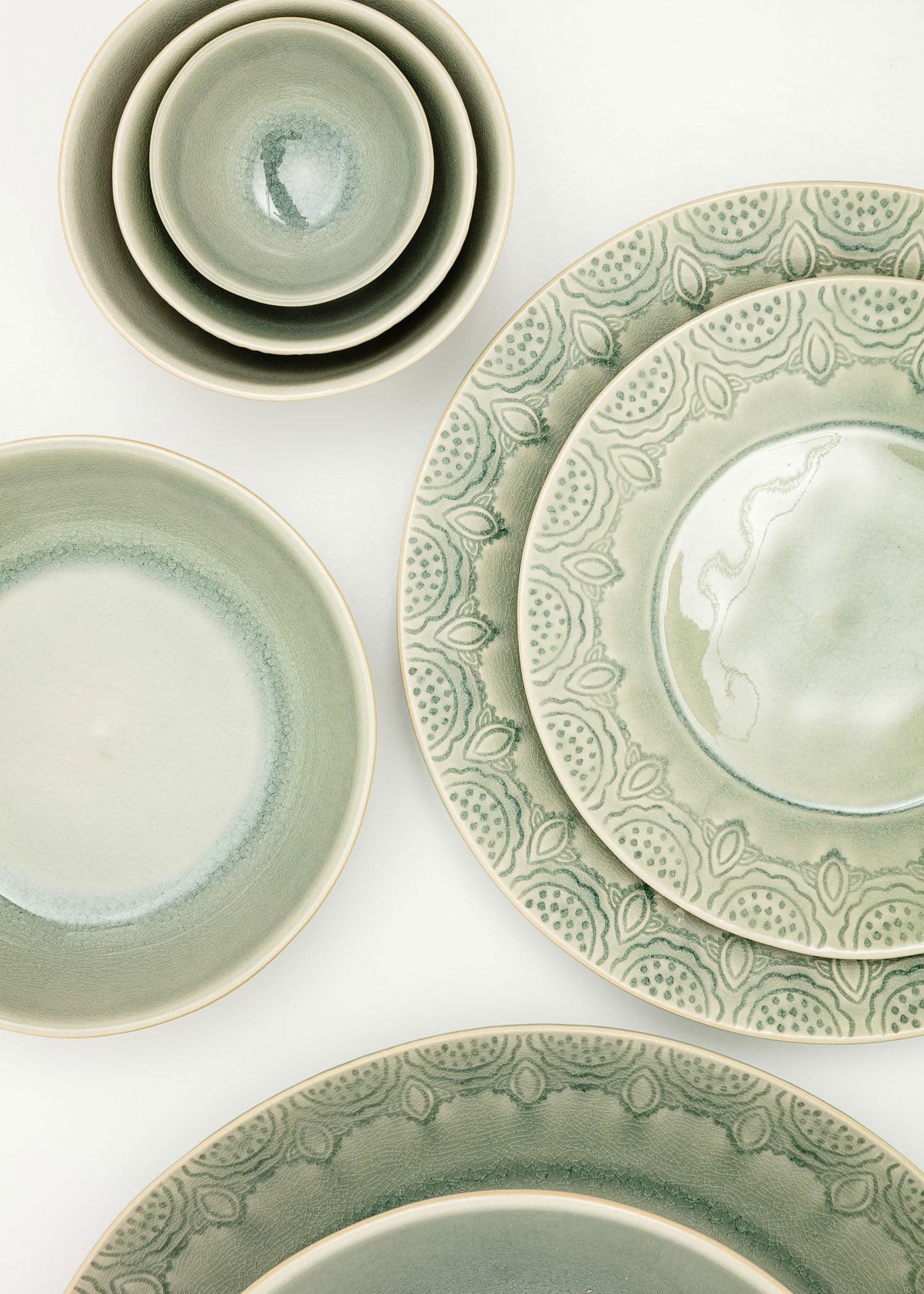 MATHILDA DECO ASSIETTE - DustyBlue