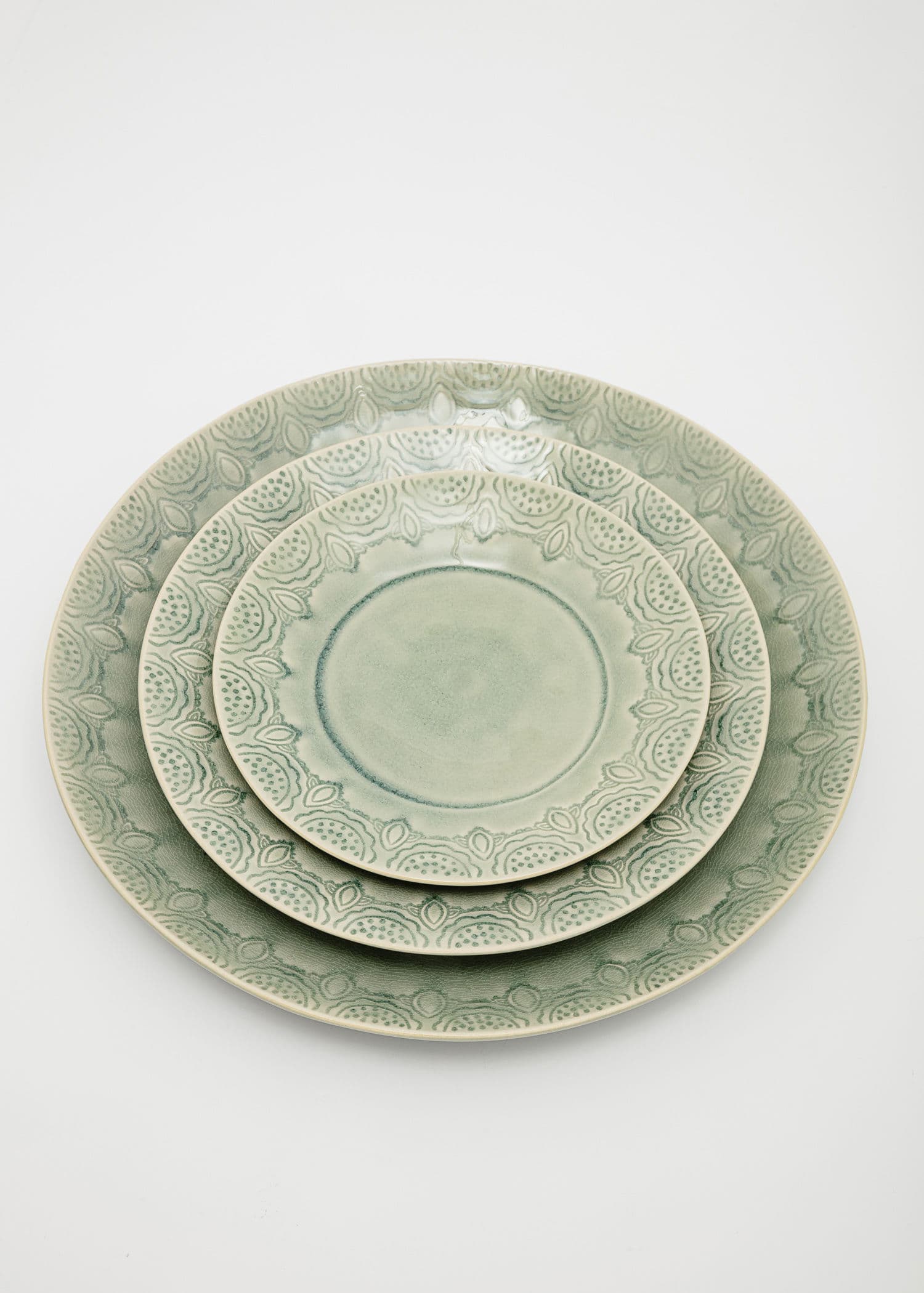MATHILDA DECO ASSIETTE - DustyBlue