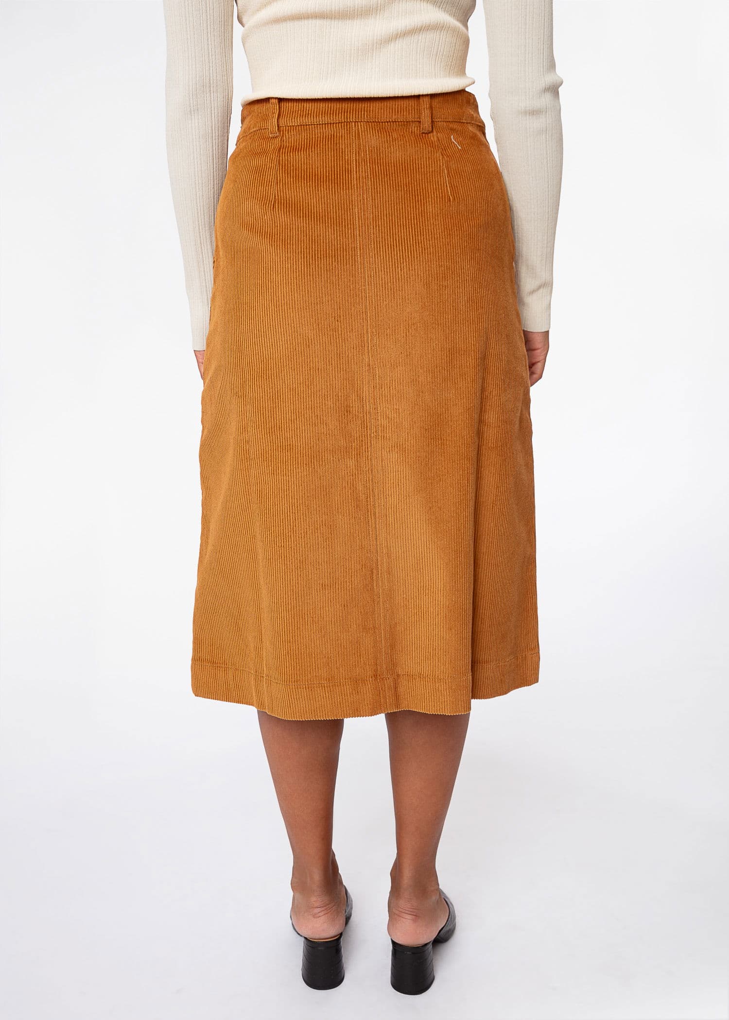 ALLY SKIRT - BROWN
