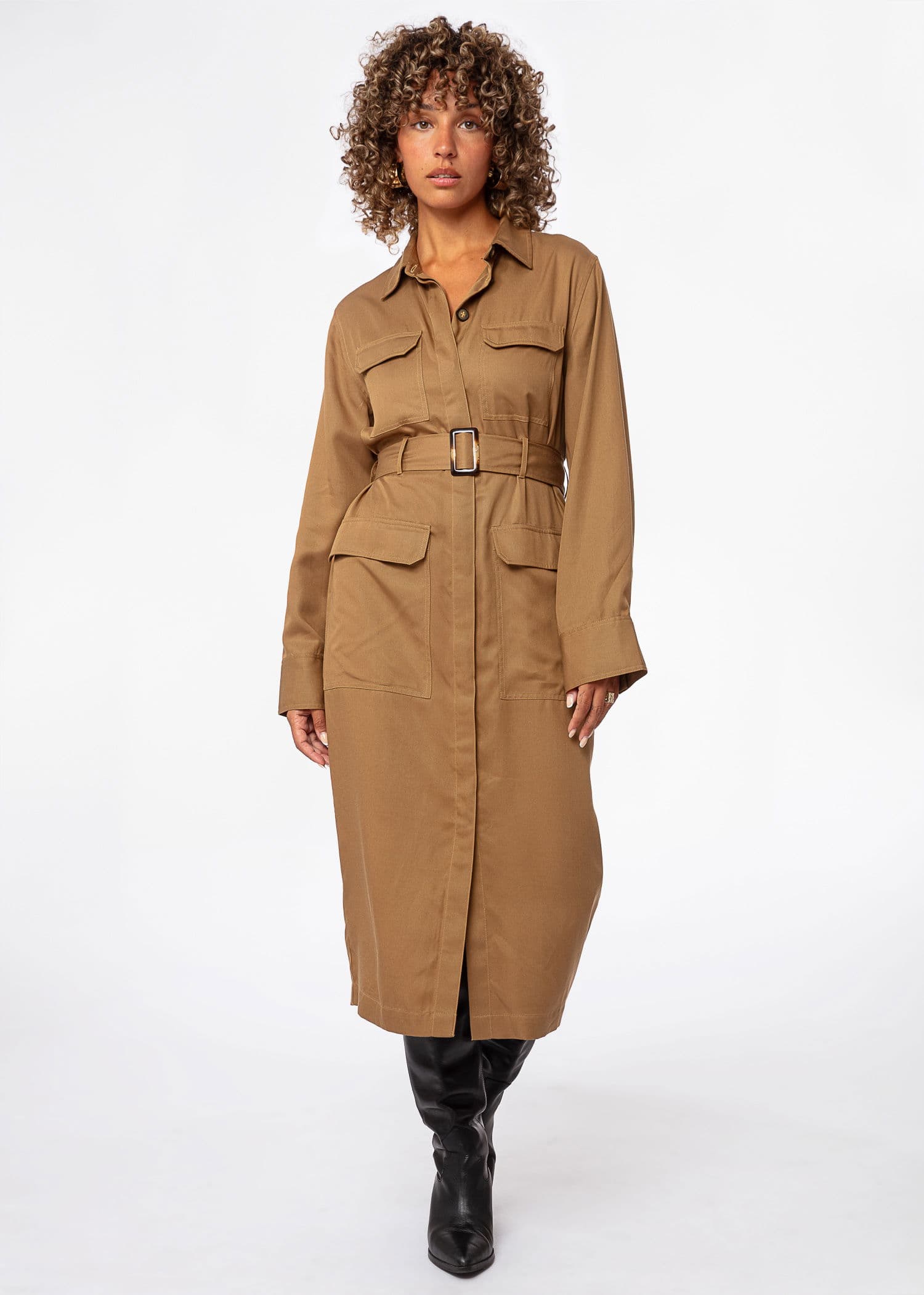 ISLA DRESS - khaki