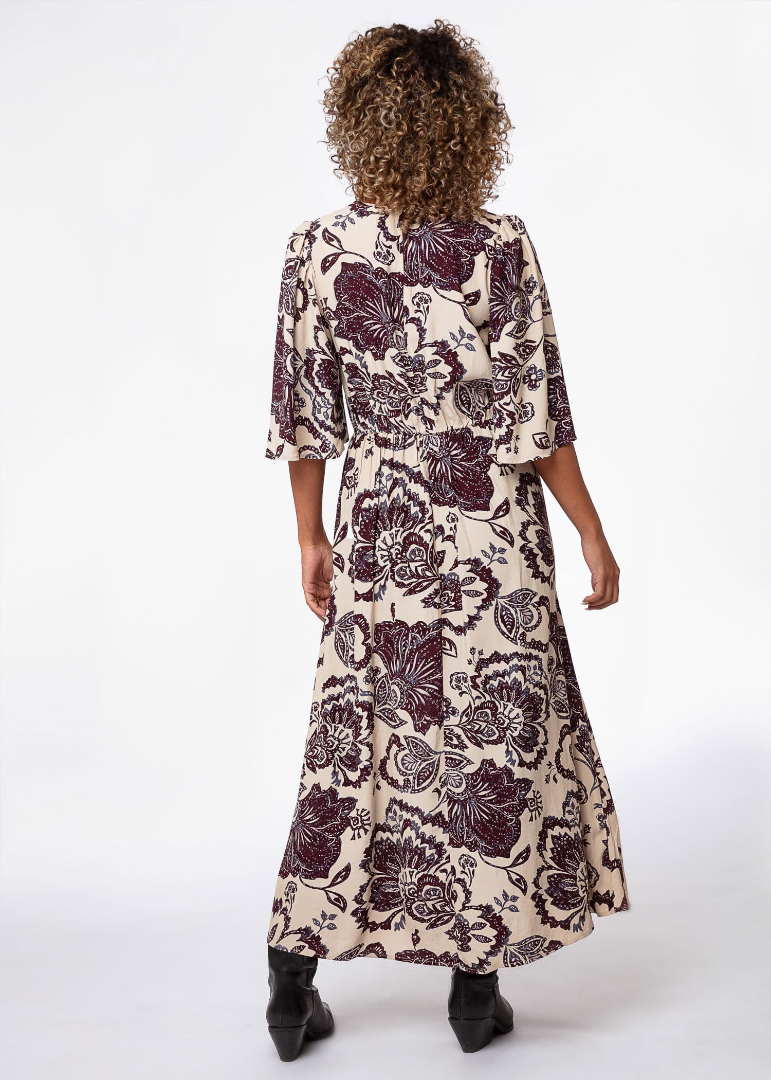 ELLA DRESS - WINE
