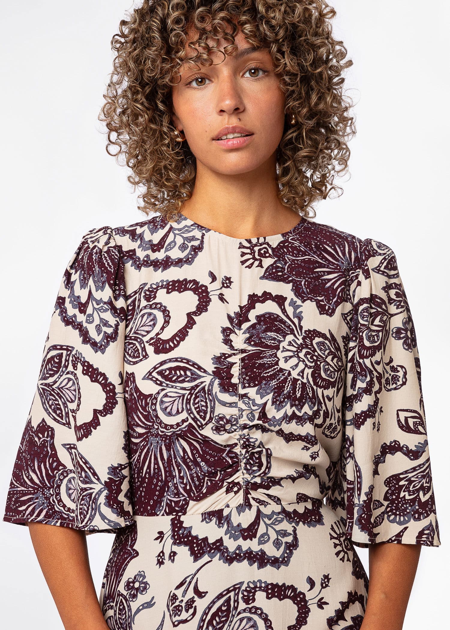 ELLA DRESS - WINE