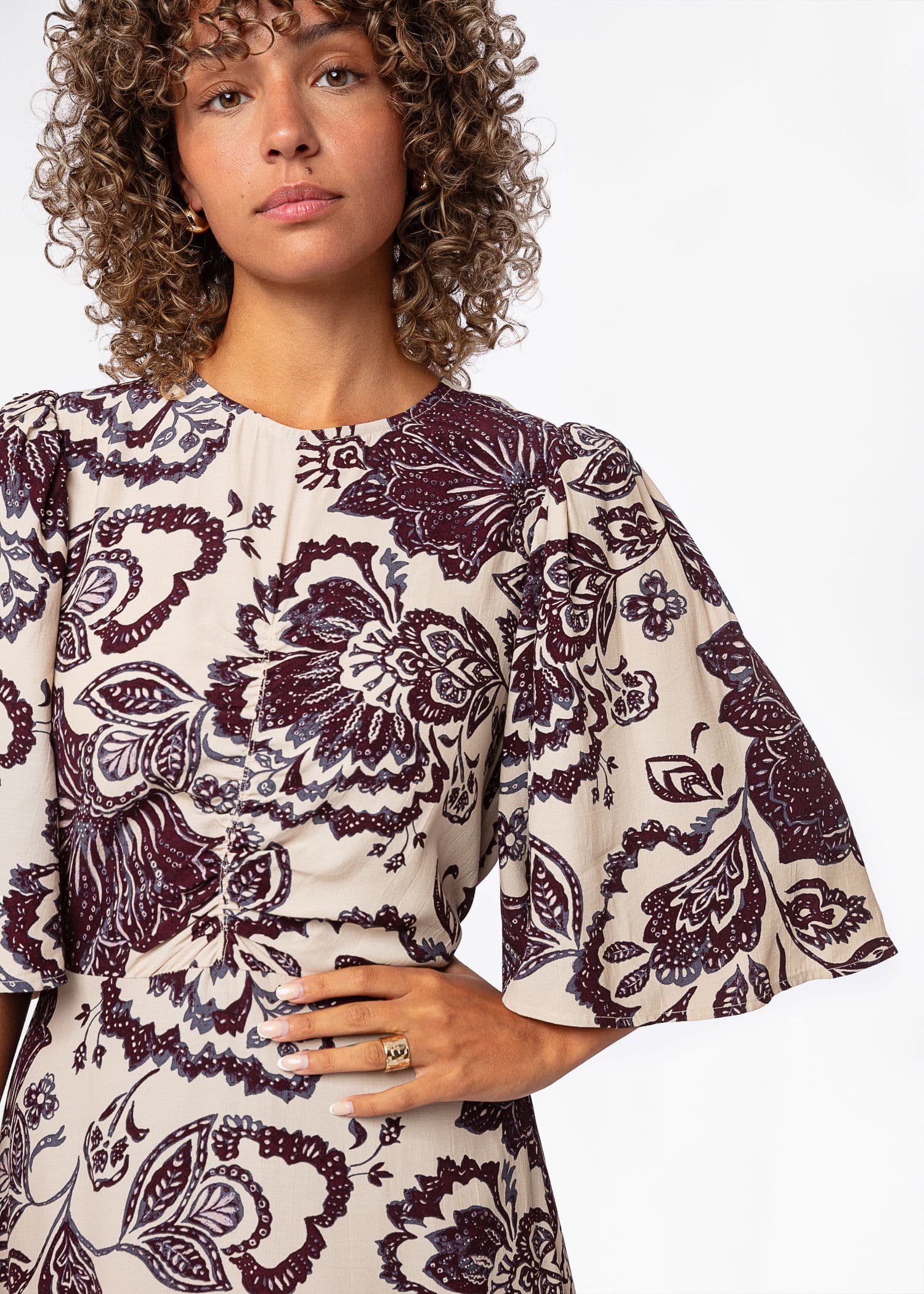 ELLA DRESS - WINE