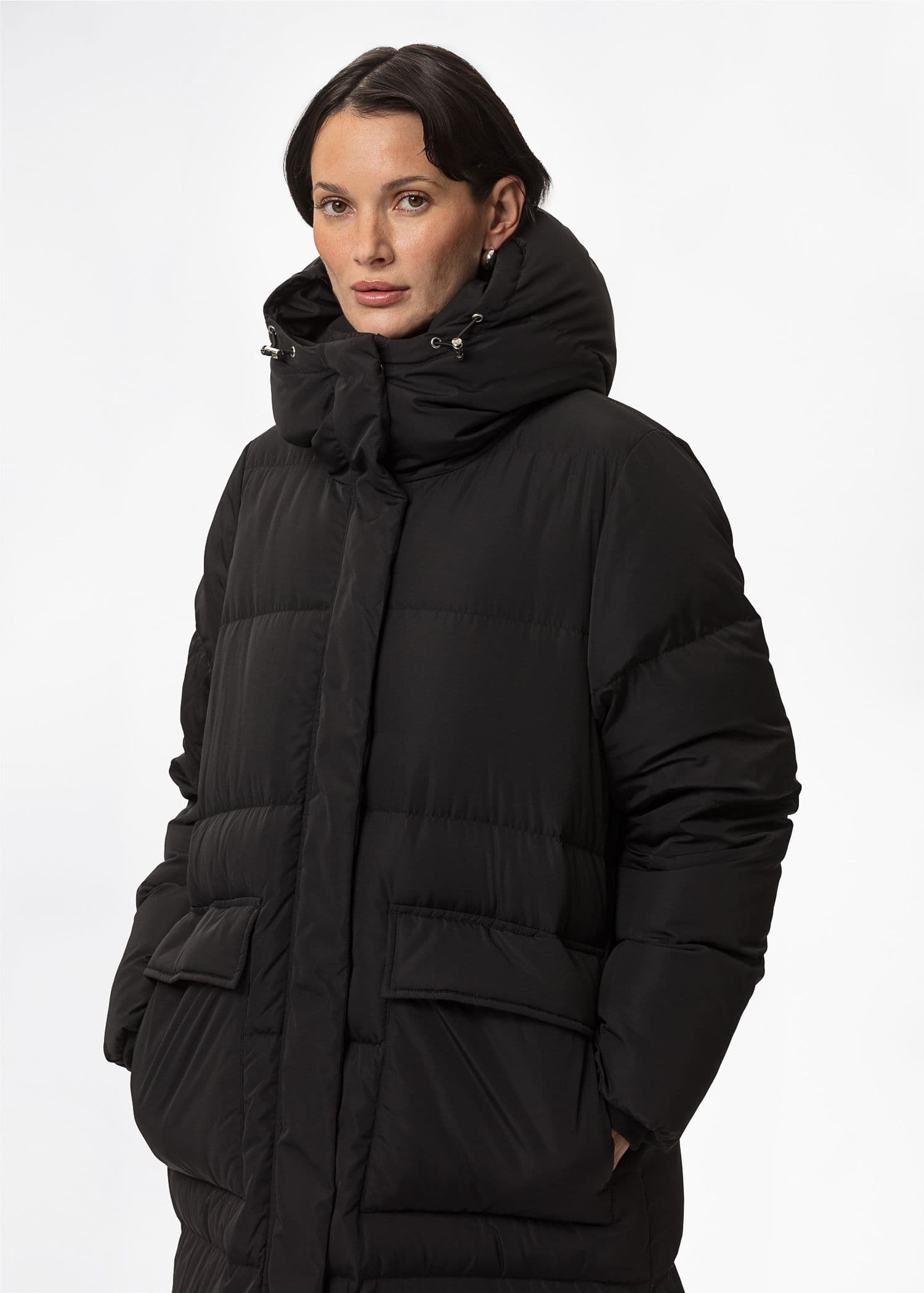 FROST LONG COAT - Black