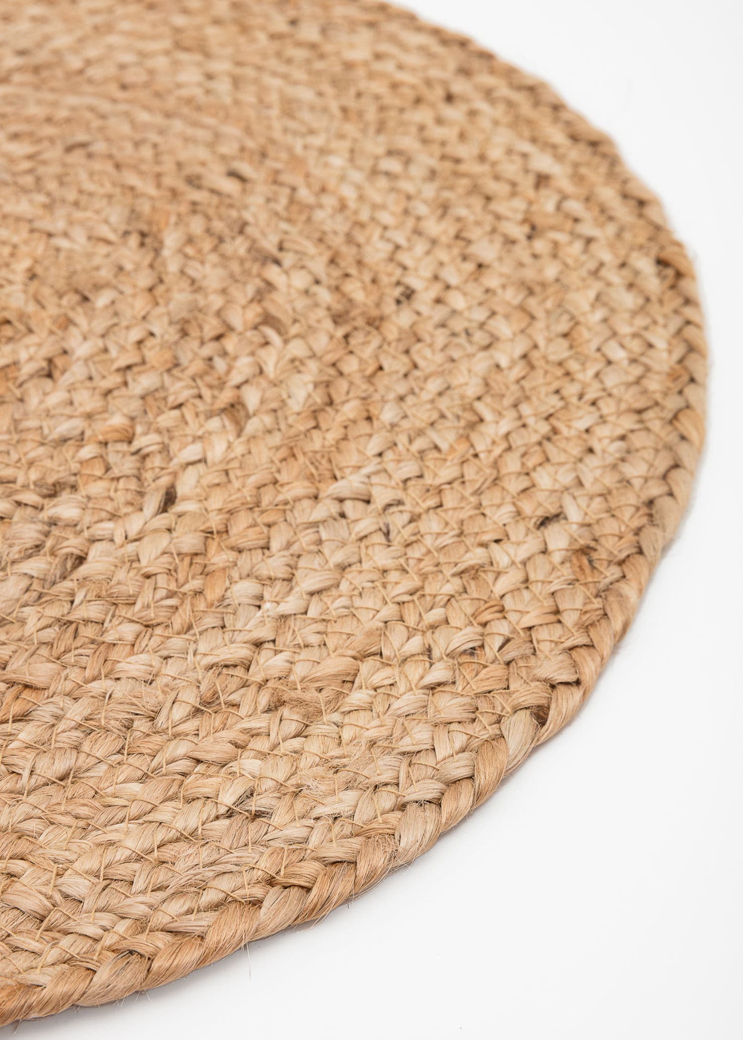 JUTE ROUND PLACEMAT - NATURAL