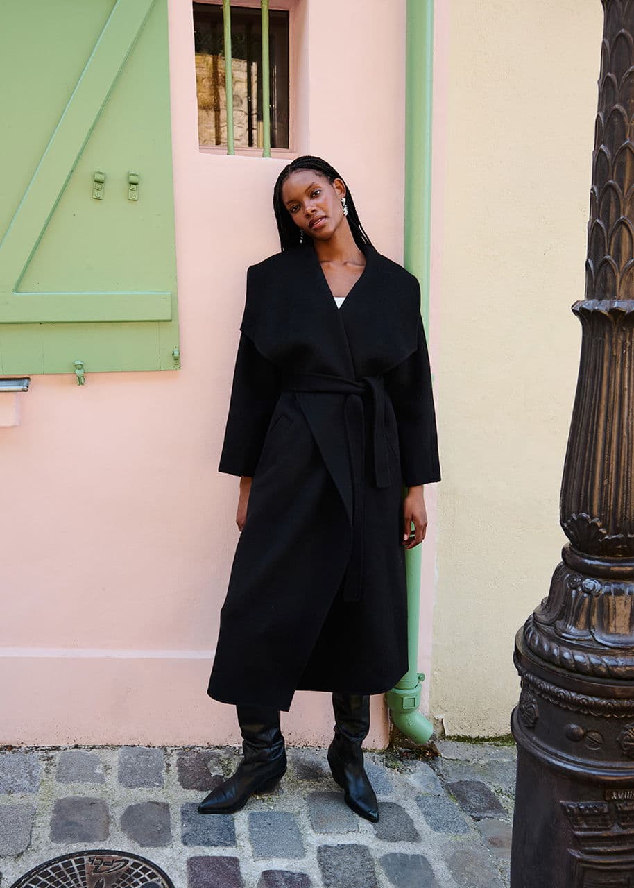 PHOEBE COAT - Black