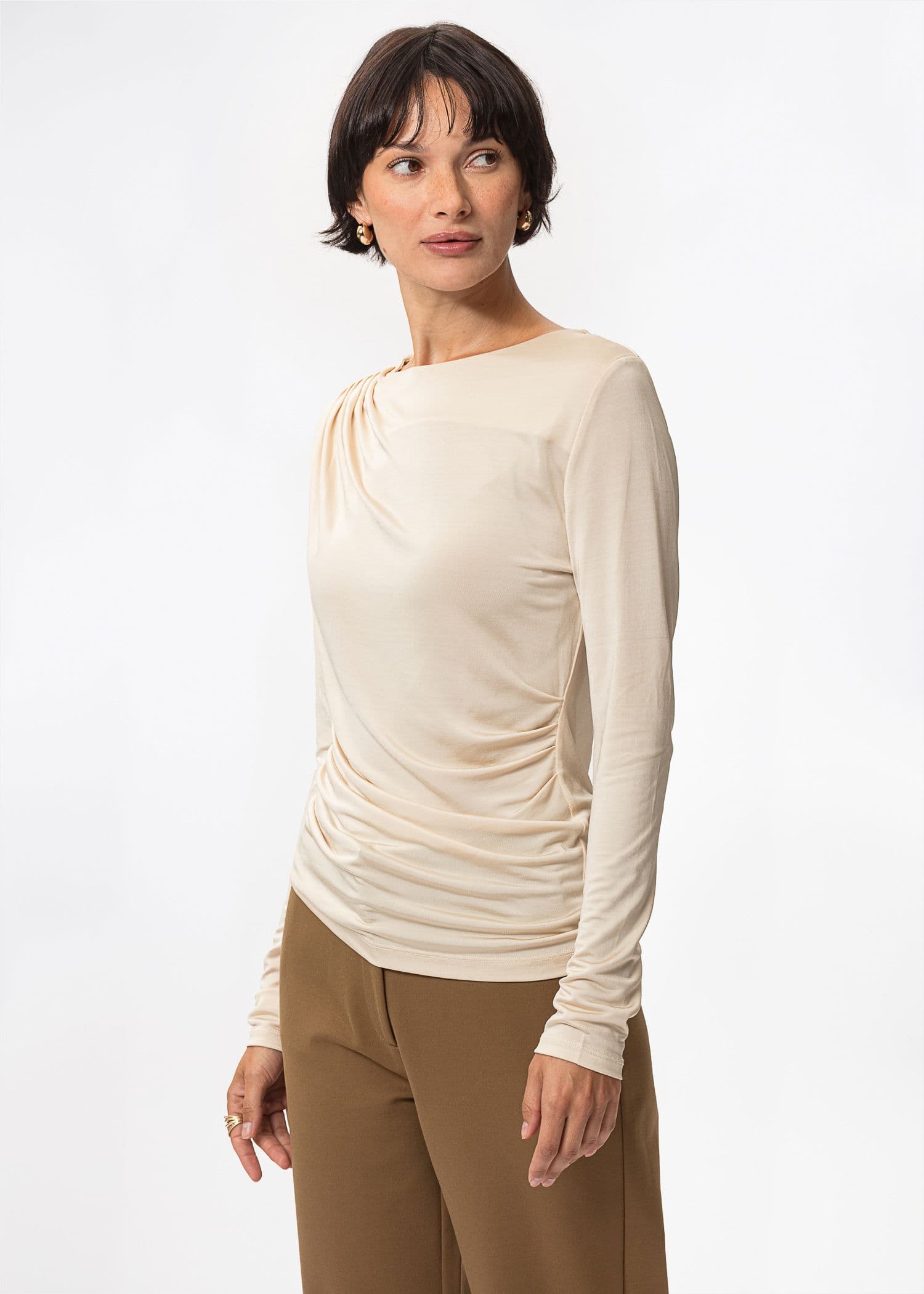 Ellie Top - BEIGE