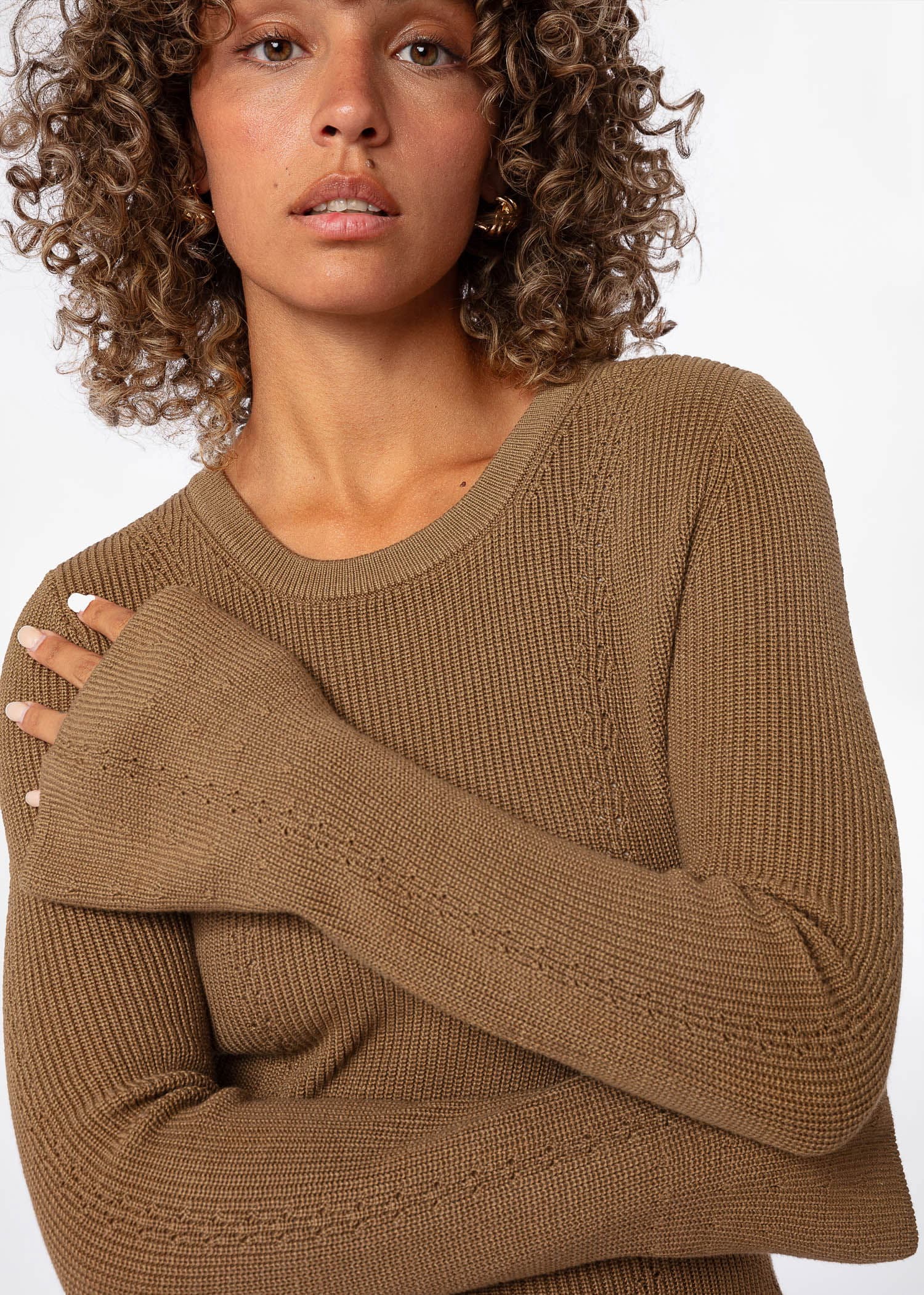 TONIA TOP - BROWN