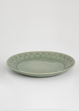 MATHILDA DECO PLATE  - DustyBlue