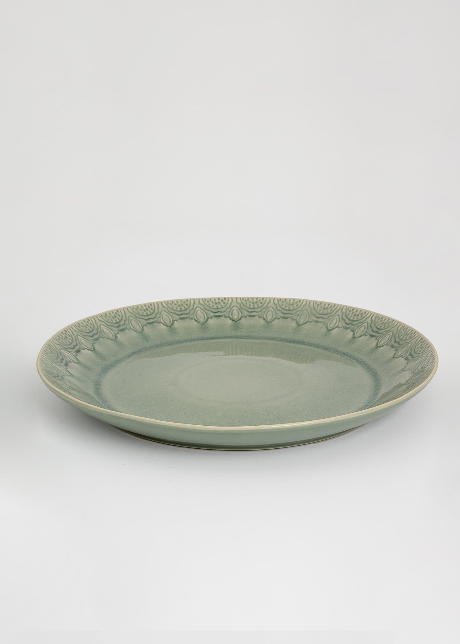 MATHILDA DECO PLATE  - DustyBlue