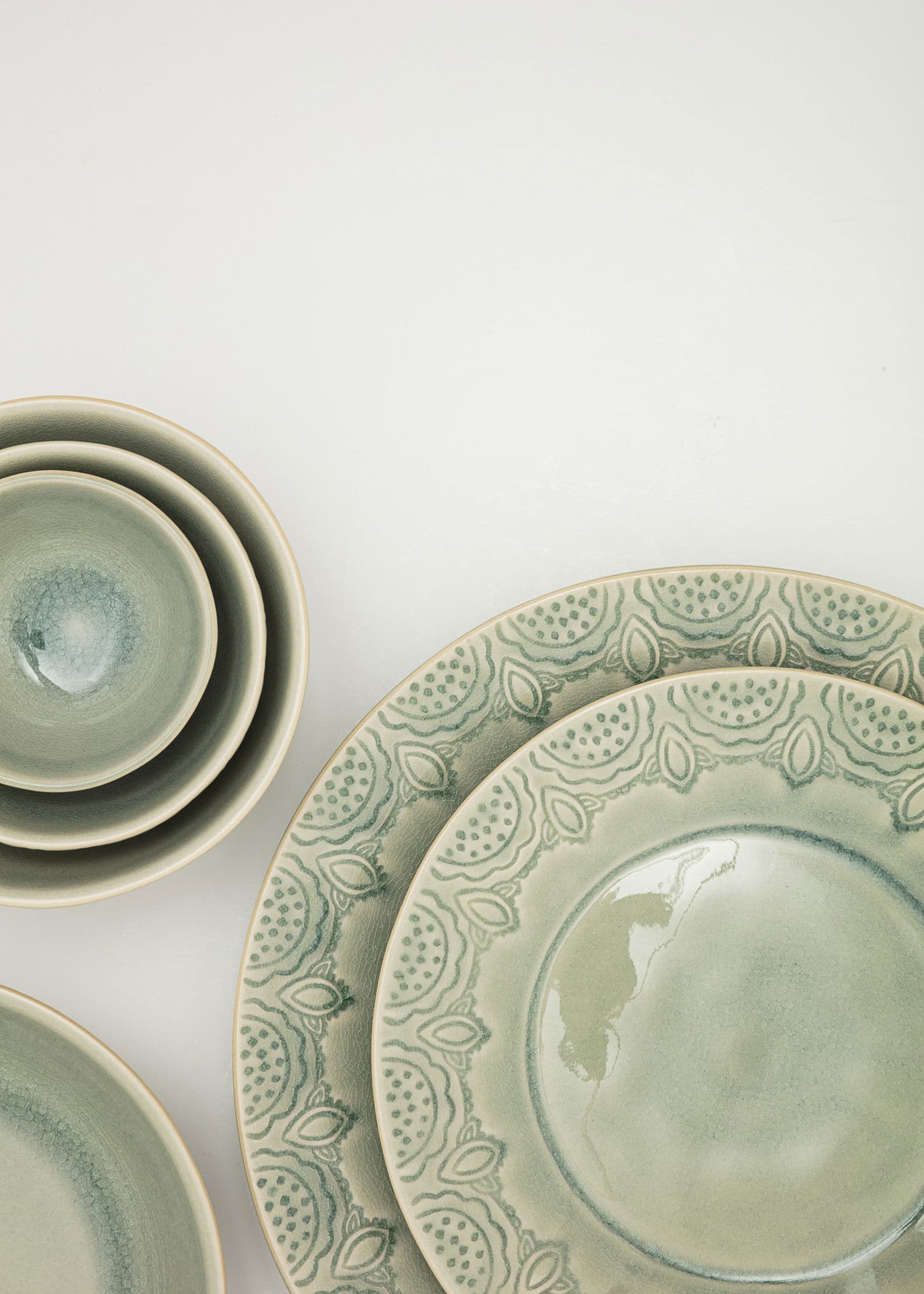 MATHILDA DECO ASSIETTE - DustyBlue