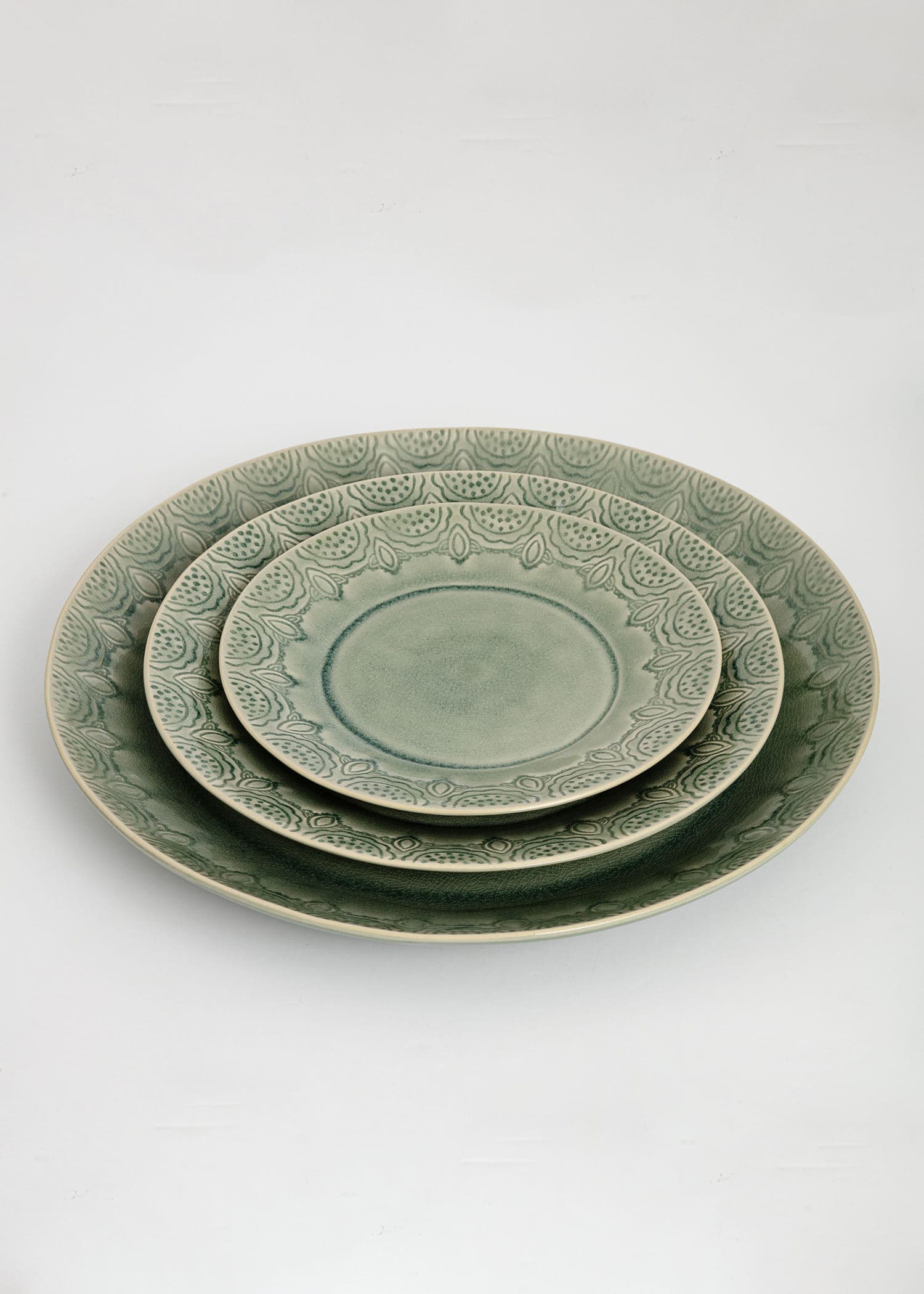 MATHILDA DECO ASSIETTE - DustyBlue