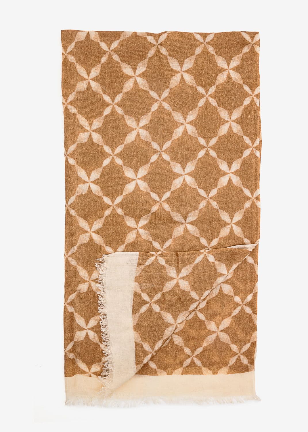 STAR TILE SCARF - BEIGE
