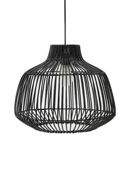 ZEBI RATTAN LAMP - Black