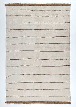 Suzy Rug 200x300 - OffwhiteBrown