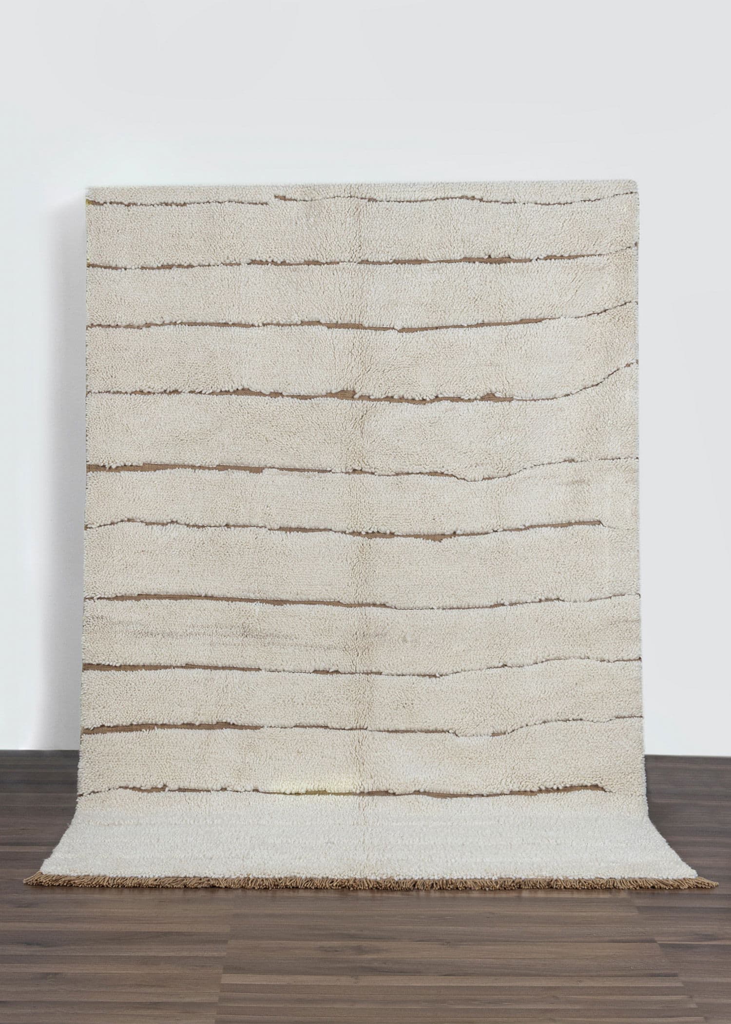 Suzy Rug 200x300 - OffwhiteBrown
