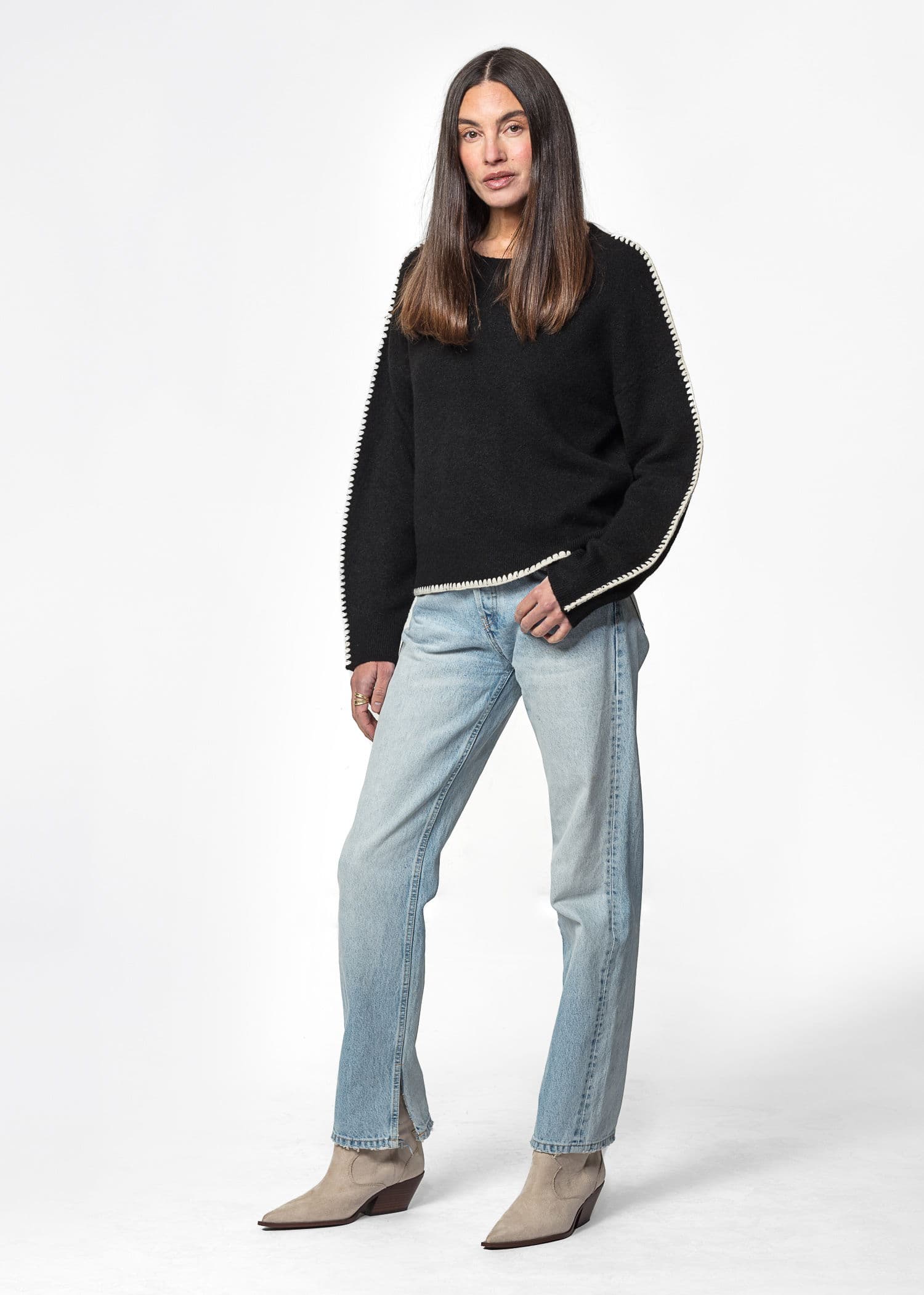 OTTI SWEATER - Black