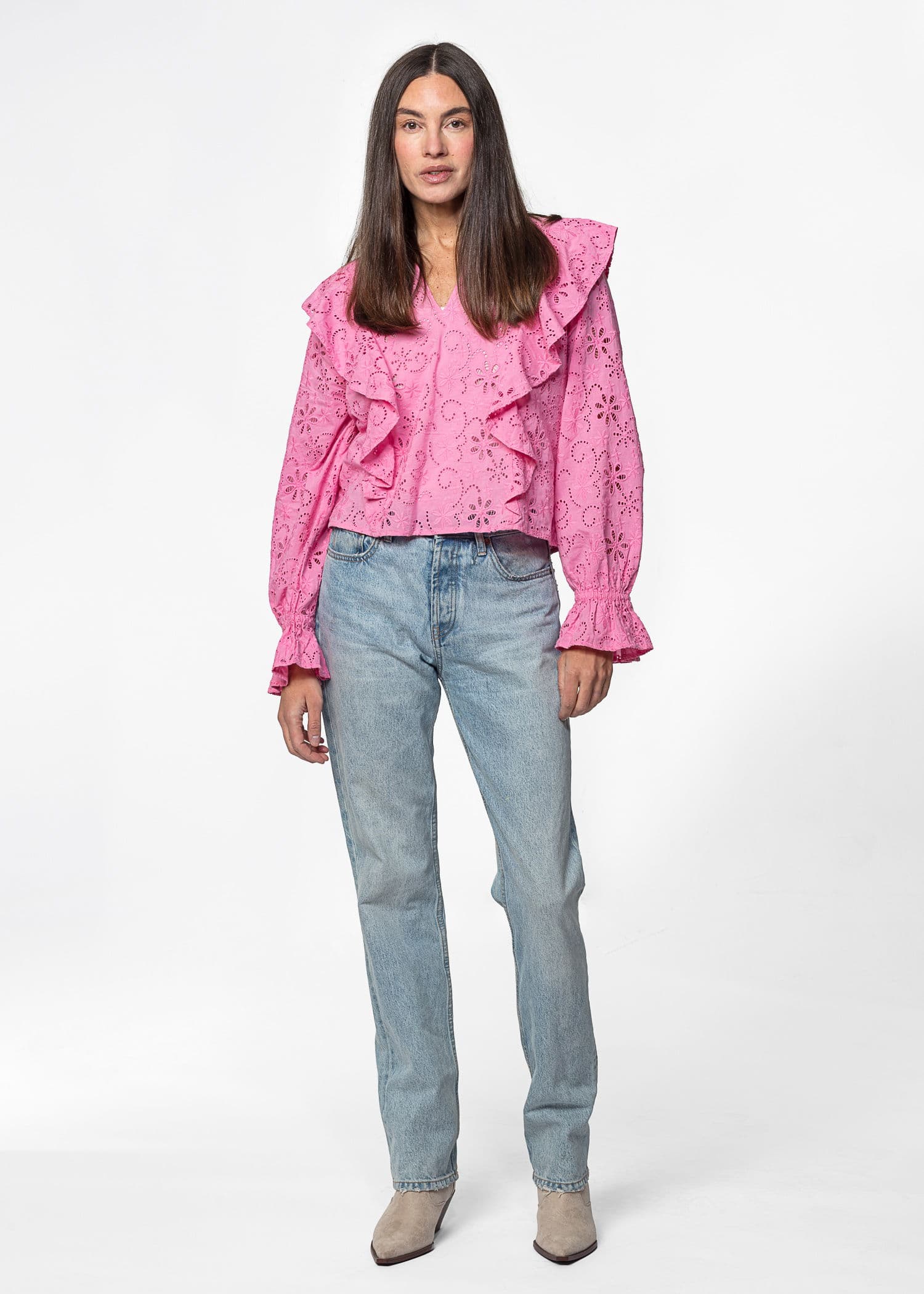 SHIFFLEY BLOUSE - PINK