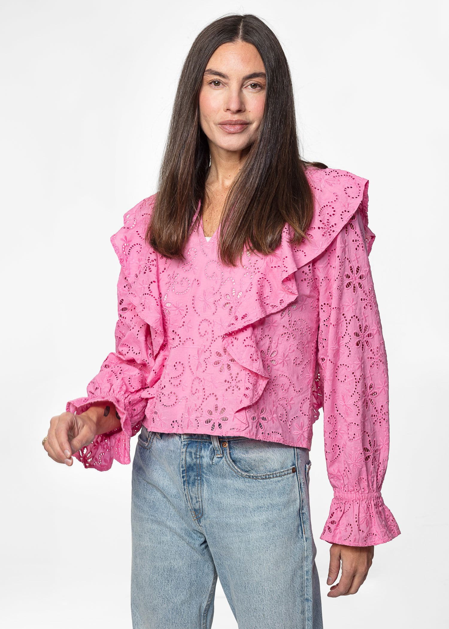 SHIFFLEY BLOUSE - PINK
